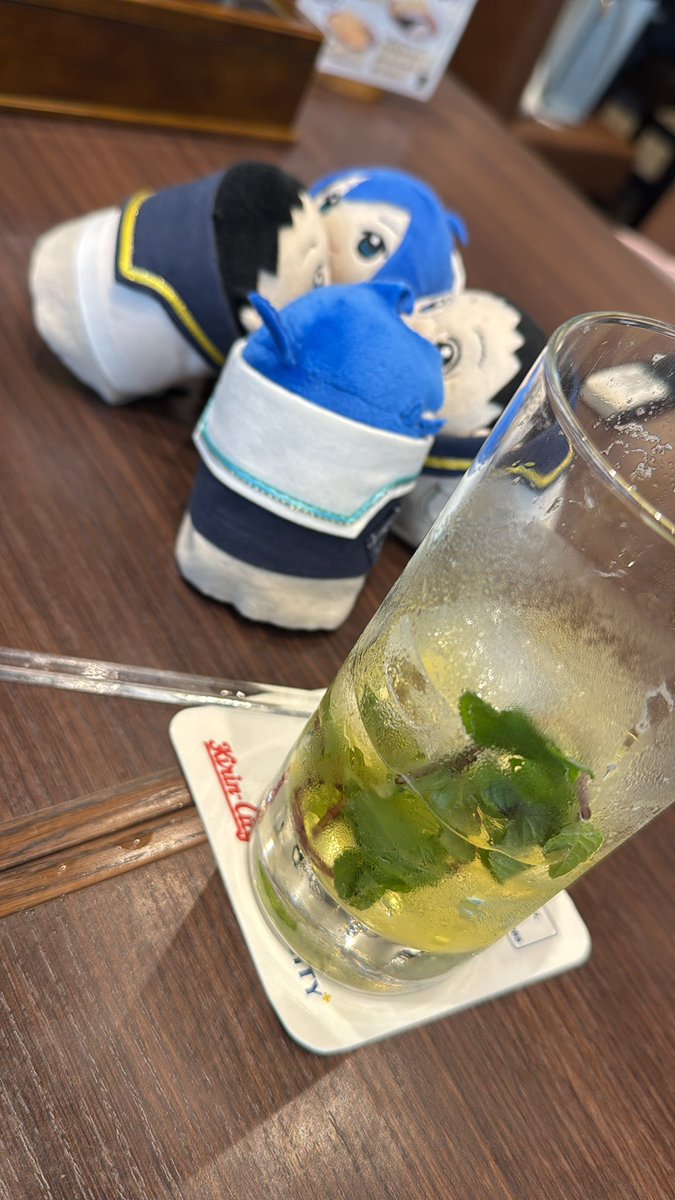 今日は暑いのでビアカクテルで涼むよう