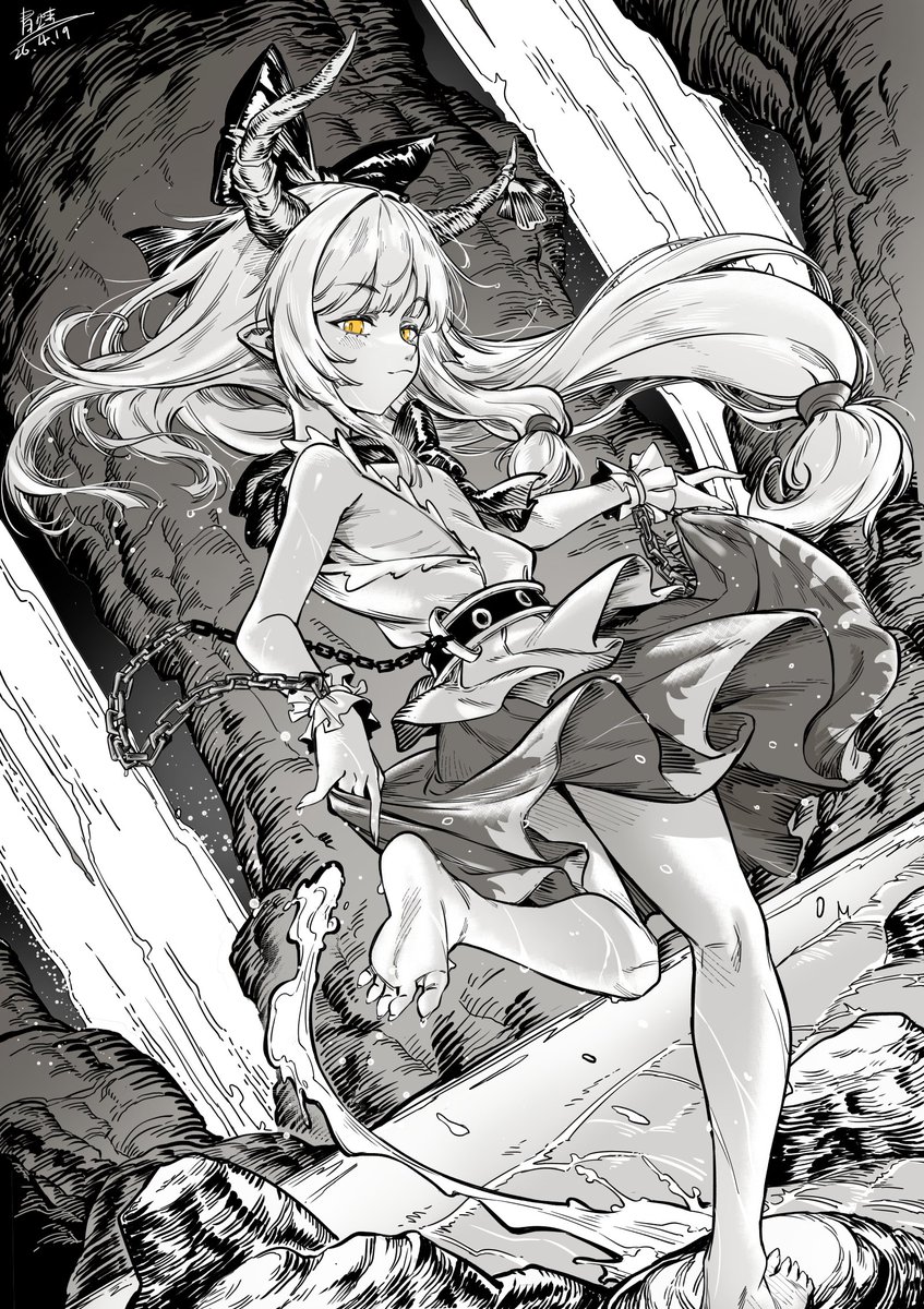 qiu0403's tweet image. 鬼嬉

#東方Project #東方 #伊吹萃香