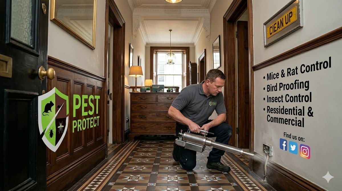 Pestprotect's tweet photo. Stop pests in their tracks! 🛡️ Whether it’s mice, birds, or insects, we provide fast and discreet 

#PestControlLondon for homes and businesses. 🏠🐀

✅ Local Experts ✅ Professional Service ✅ Guaranteed Results

Dont wait get your inspection today!
🌐 https://t.co/FJB16u3mZj https://t.co/4ZFbfktChN