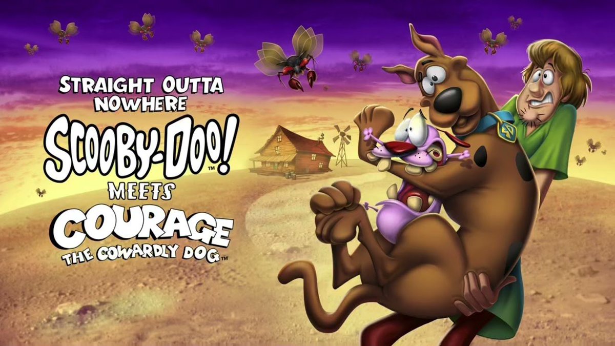 CartoonGal1's tweet image. Remember that crossover movie when Scooby Doo met Courage the Cowardly Dog? 
#animation
