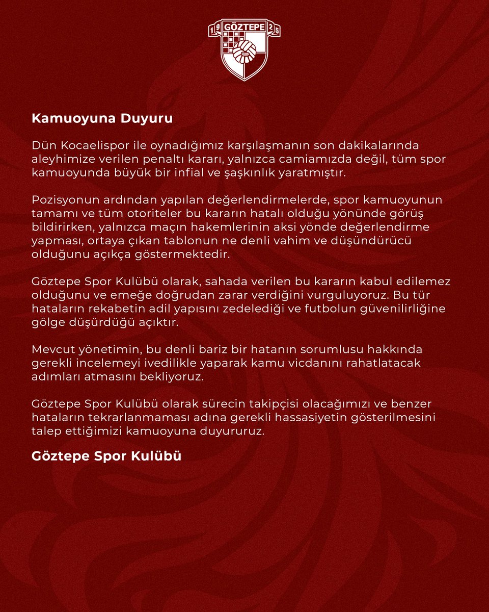 Göztepe Spor Kulübü tweet media