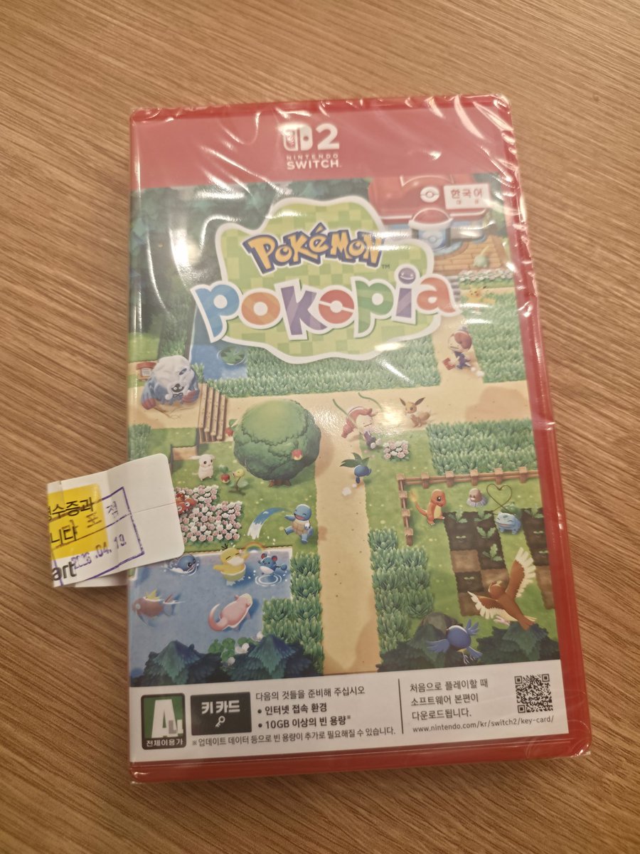 crlin64's tweet image. 오늘 공덕역 7번출구 근처에 있는 이마트 마포점 내 일렉트로마트에서 요즘 핫한 포코피아 타이틀 하나 구입했습니다.
정말 기대된다.
#이마트 #emart #일렉트로마트 #ELECTROMART #마포점 #Mapo #공덕역 #닌텐도스위치2 #NintendoSwitch2 #포켓몬포코피아 #PokémonPokopia #포코피아 #POKOPIA