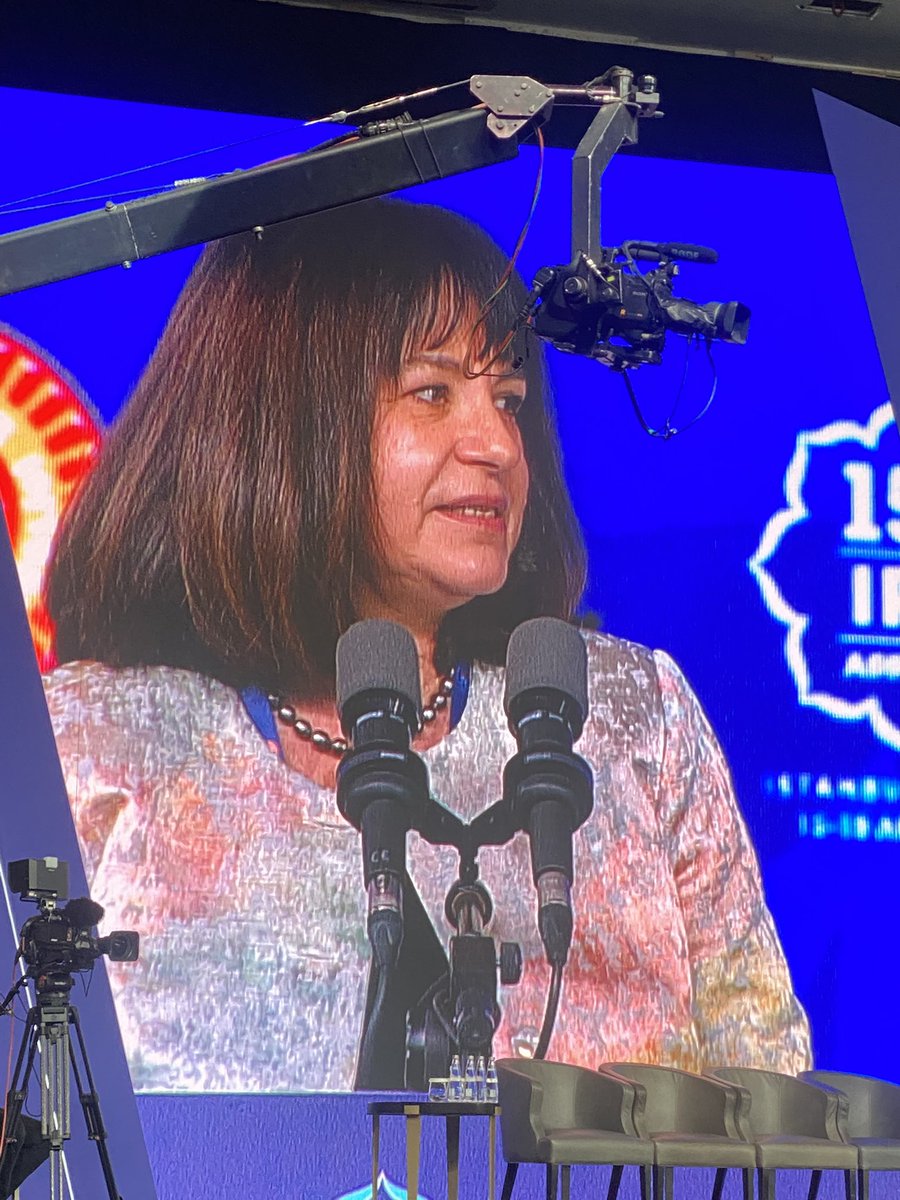 AAttalides's tweet image. #Now
Anda Filip @andafilip 
presenting her candidacy for the post of Secretary General of the @IPUparliament 

 #IPU2026 #Istanbul