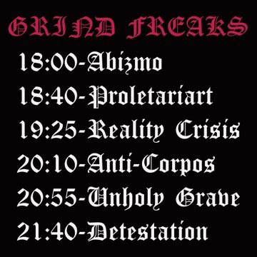 DAVE_SAGATON's tweet photo. 今日は東京ですが、今月は名古屋もあります🔥
2026年4月29日(水)
■GRIND FREAKS■
at Nagoya Red Dragon
open 17:30
start 18:00
charge/¥3000+Drink
(Door Ticket Only)
-出演-
Detestation(USA)
Anti-Corpos(Germany)
Reality Crisis
Proletariart
Abizmo
Unholy Grave https://t.co/yiNkFYPkHA