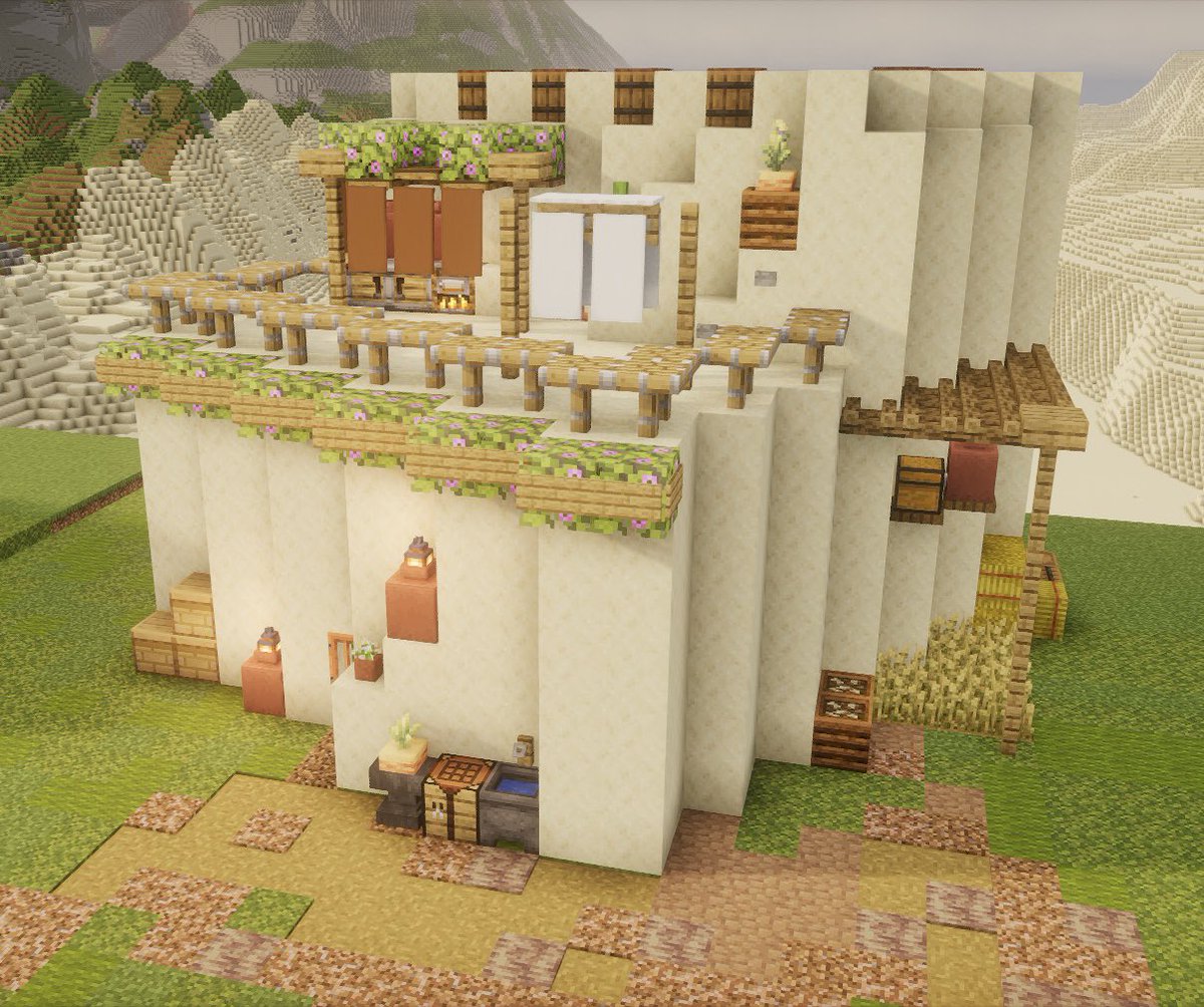 KiKi_BKGK's tweet image. 斜め建築とやらを頑張ってみた🙄

#るるんば鯖 
#minecraft建築コミュ 
#Minecraftbuilds