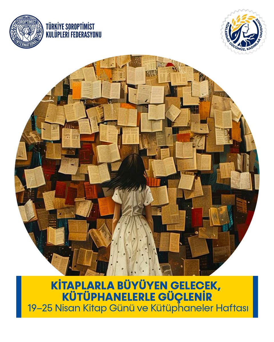 Okuyan, düşünen ve paylaşan bir toplumun daha eşit, daha güçlü ve daha umutlu bir geleceği birlikte kuracağına inanıyoruz.

TSKF Yönetim Kurulu
2026 – 2028 Dönemi
🌳🌳🌳🌳

#köklerimizgücümüzkadınlarumudumuz #SoroptimistTürkiye #soroptimisteurope #soroptimistglobal