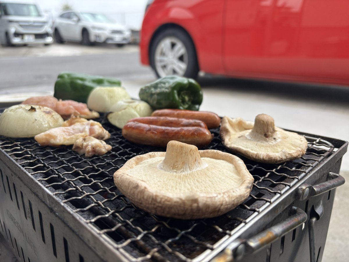 椎茸めっちゃちぢむやん