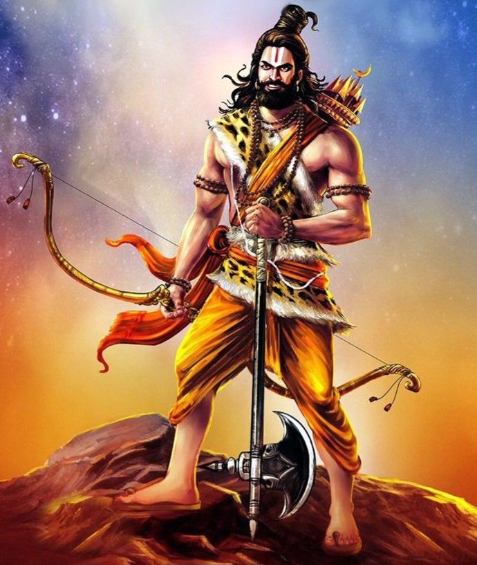 प्रिय, दैवीय और आदरणीय भारतवासियों; आपको #भगवान_विष्णु_जी_के_छठे_अवतार #भगवान_परशुराम जी के #जन्मोत्सव की दिव्य शुभकामनाएं!🪷

#शक्ति #धर्म व #न्याय के प्रतीक, अधर्म व अन्याय को समाप्त करनेवाले भगवान परशुराम जी के दिव्य आशीर्वाद से आपका कल्याण हो।🙌

भगवान परशुराम जी की जय!🕉️🚩🙏