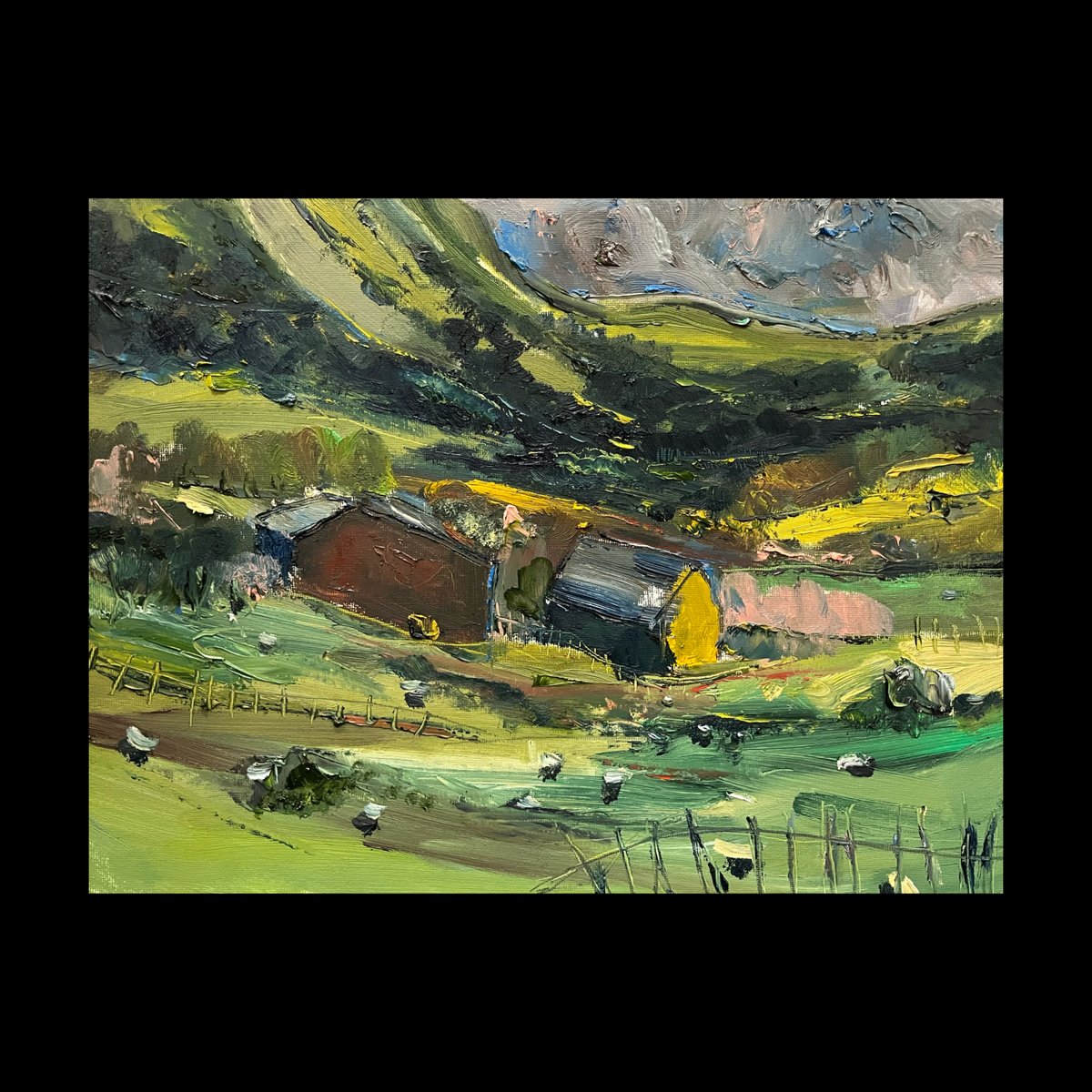 thebusinessofp1's tweet image. Painting of the Week from The Business of Pleasure: ‘The low valley farm that’s nearly always been there' by Adam De Ville (Instagram: adamleedeville adamdeville.com Lilford Gallery) You can find it at: thebusinessofpleasure.com/painting-of-th… #art #artists #landscape #artbuyers