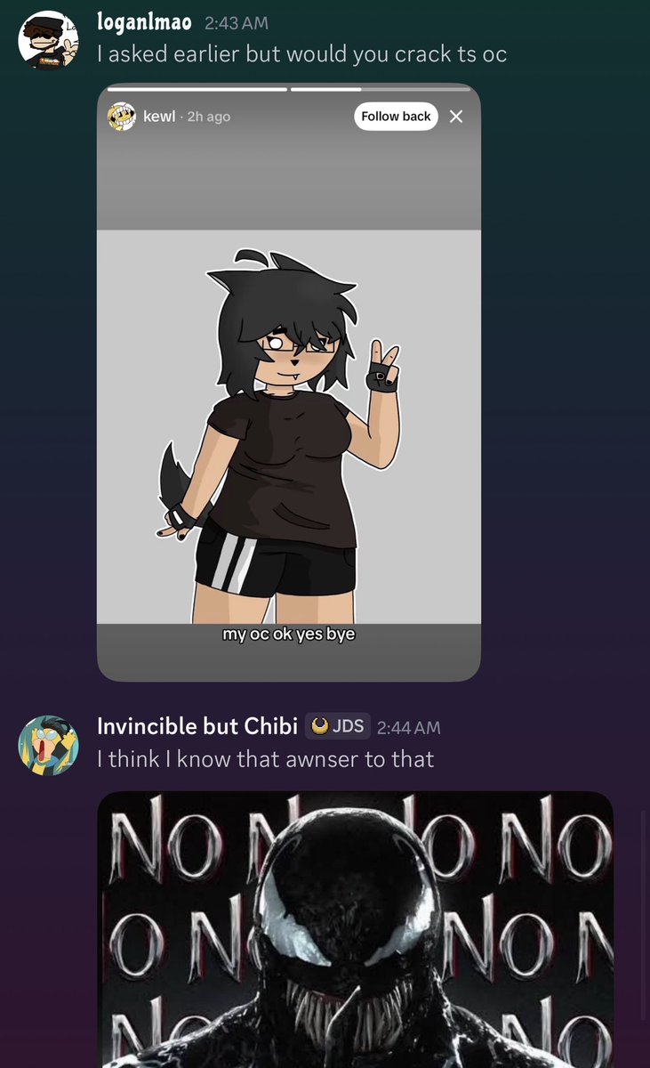 LoganP4rk's tweet image. Gabe (guy who called me a pedo at the start of lyl) doesn’t wanna crack kewls oc #sadday