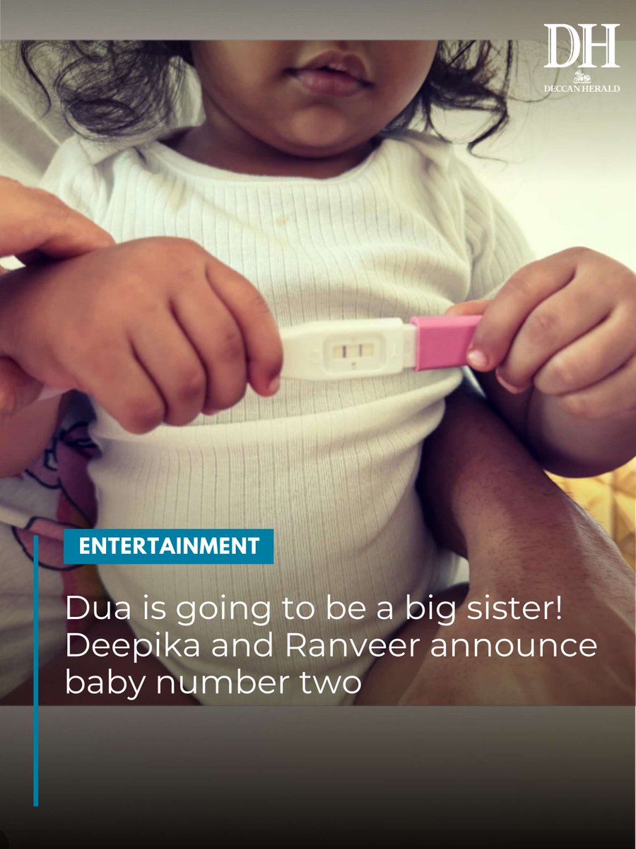 DeccanHerald's tweet photo. #DeepikaPadukone and #RanveerSingh have announced they are expecting their #secondchild.
#pregnancynews https://t.co/g8zueZjlIp