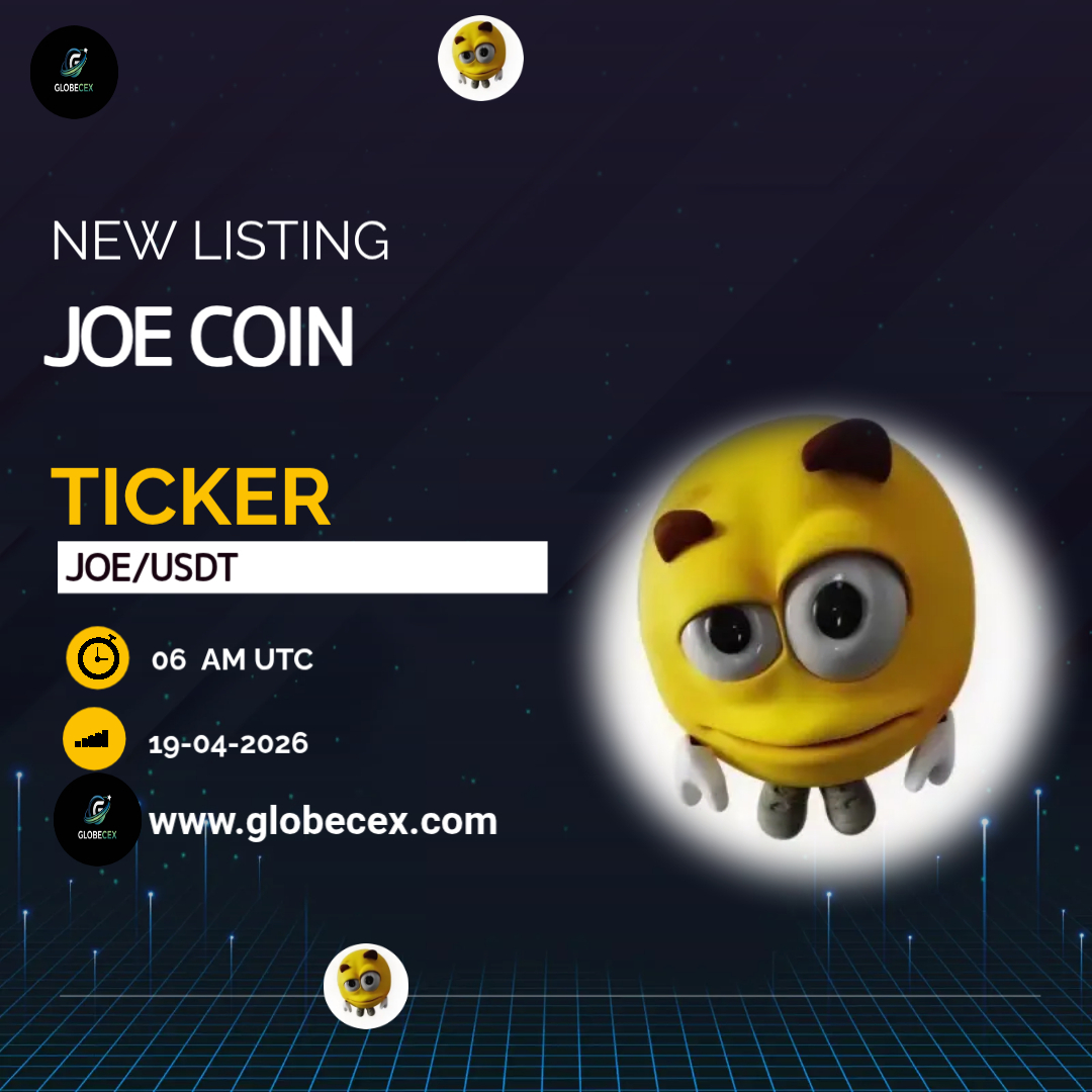 OFFICIALGCEX's tweet photo. 🔥 #JOE is officially listing on #GlobeCEX! 🔥

💰 Deposits Open: April 19
💸 Withdrawals Open: April 19

📈 Trading Pair: JOE/USDT
⏰ Listing Time: 06:00 AM UTC (April 19)

🔗 https://t.co/U8cu3C7j2U

🚀 Get ready for liftoff with @joecoin_ 

#CRYPTO #ETH #BNB #SOL https://t.co/XX62MvFKtV
