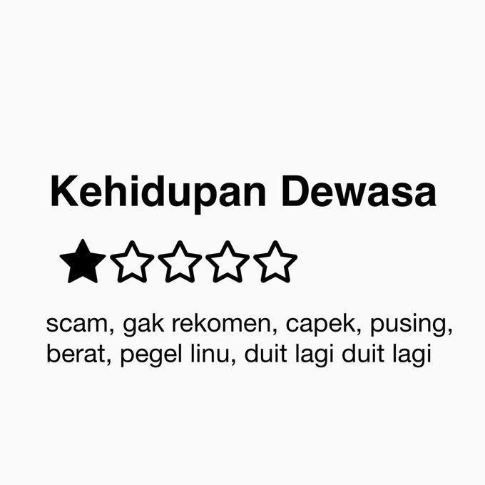 berapaa rating kehidupan kamu?