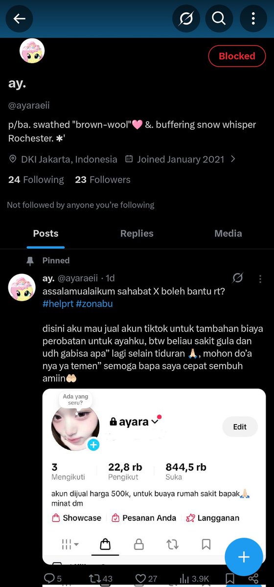japovta's tweet photo. bukti akun tiktok yang dijual sama liat likes nya https://t.co/BX5Wq2ce5H