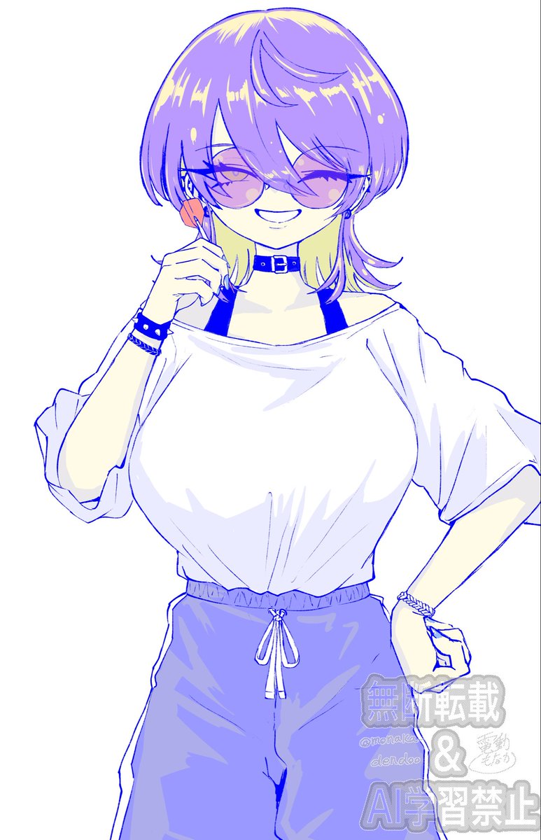 いつもと違う塗り方お試しお絵描き 