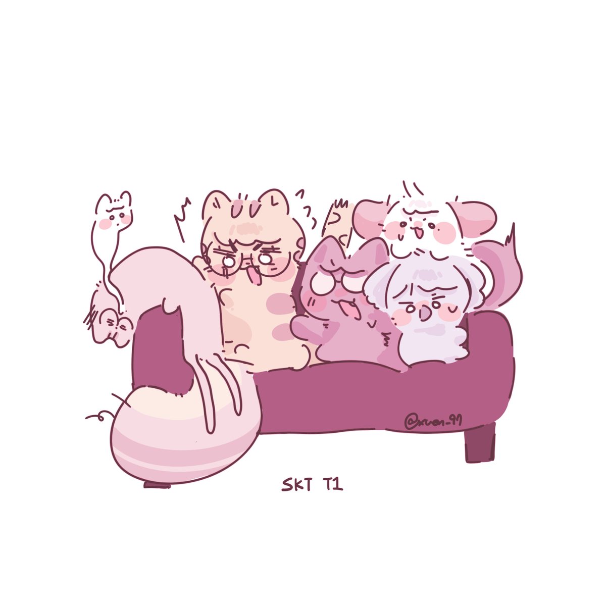 T sofa 
#doran #oner #faker #peyz #keria