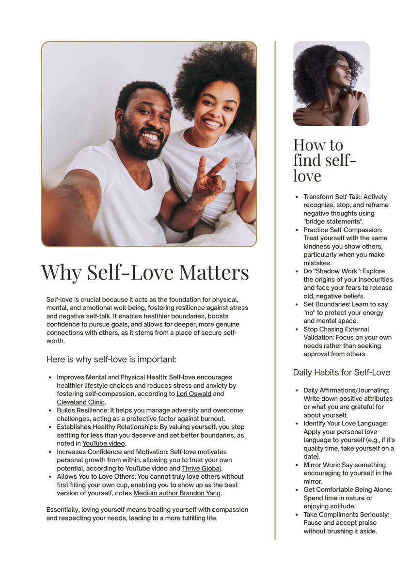 WeLoveTVke's tweet image. Choose self-love this Sunday. 💛 Set healthy boundaries, protect your peace, and honor your mental health. Rest, reset, and recharge—you deserve it. ✨🧠💫 #SelfLove #MentalHealthMatters #HealthyBoundaries #WeekendWellness #ProtectYourPeace