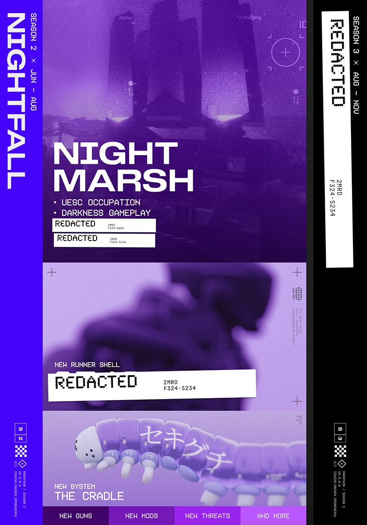 Marathon_FR's tweet image. #Marathon - La saison 2 sera la d’ici environ 6 semaines alors que la première saison est déjà dans sa deuxième moitié.
Nous savons déjà que les nouveautés suivantes seront implantées :
- Duo en mode de jeu permanent.
- Nouveaux modes expérimentaux. 
- Ajustements du mode classé