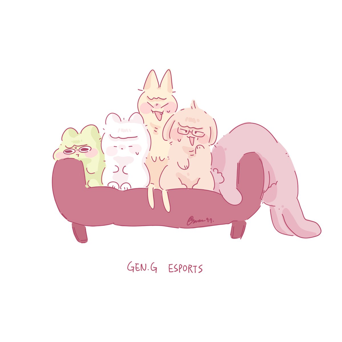 Just_a_Box97's tweet image. Gen’s sofa 
#kiin #canyon #chovy #ruler #duro