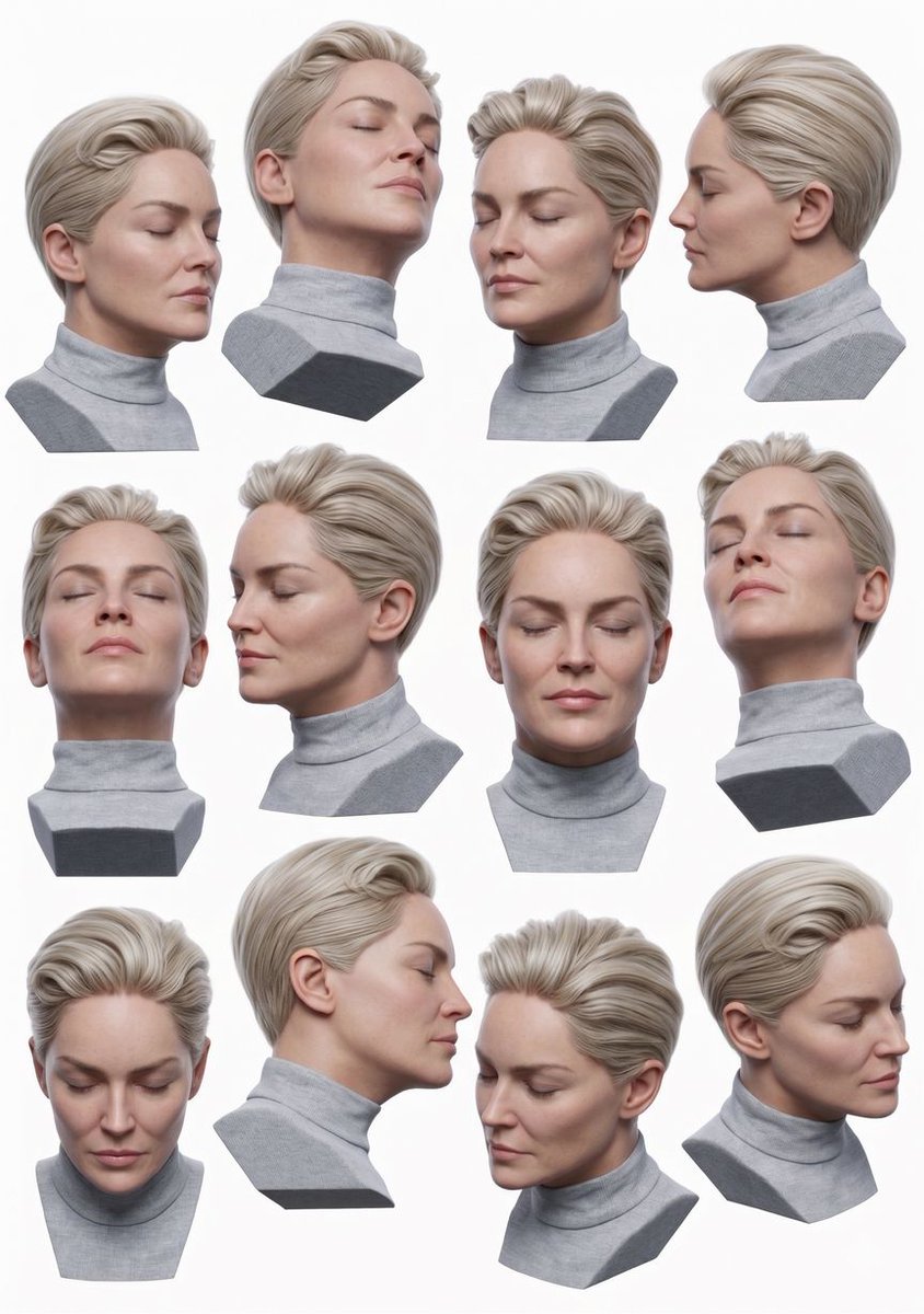 kamitokatachi's tweet image. 人物デッサン、顔、表情の参考資料に