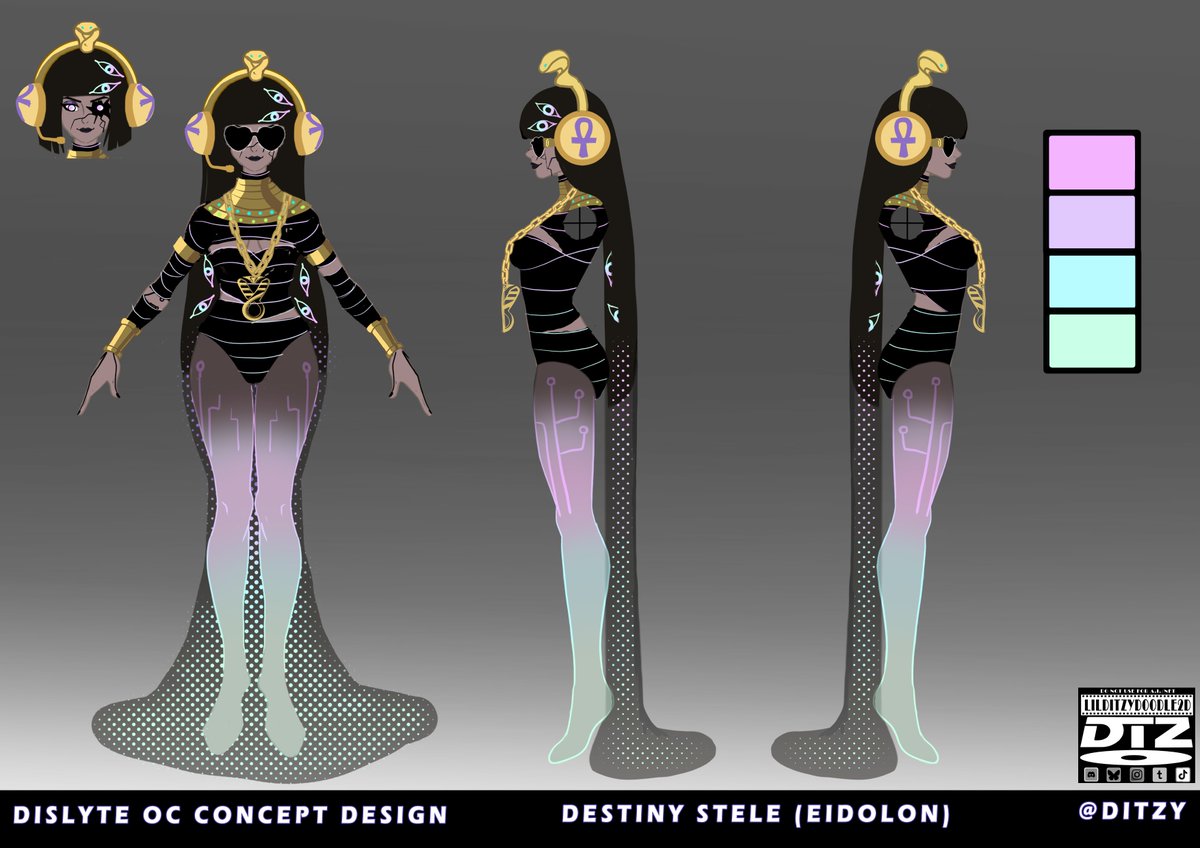 LilDitzyDeity's tweet image. What if Destiny was a DJ and Ollie was a rapper and they did song collabs? What then? hehehe
Here's a new Destiny Stele (oc) Design (heavily inspired by listening to these songs) #dislyteoc #dislyte #dislytefanart #djworld #eidolon 
youtu.be/OjCz5s2LFUo?si…
youtu.be/gictwC-KlTk?si…