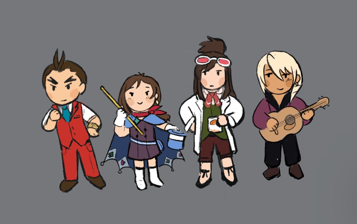 The gang #aceattorney