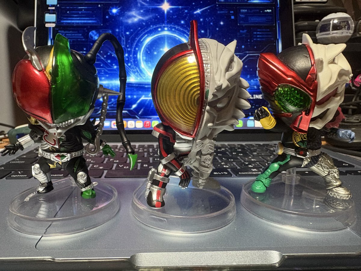 デュアルフェイス仮面ライダー回してきたけどもうこれアート作品でいい 