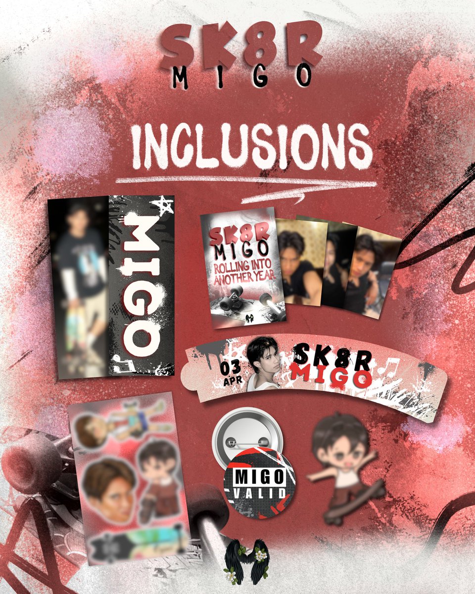 Ready to see what you get in your SK8R MIGO pack? 

From photocards to stickers to a fresh pin, we’ve got your collection covered. It’s almost time. 

We're excited to celebrate with you. See you later. 😉

#Sk8rMigo
#MigoValid