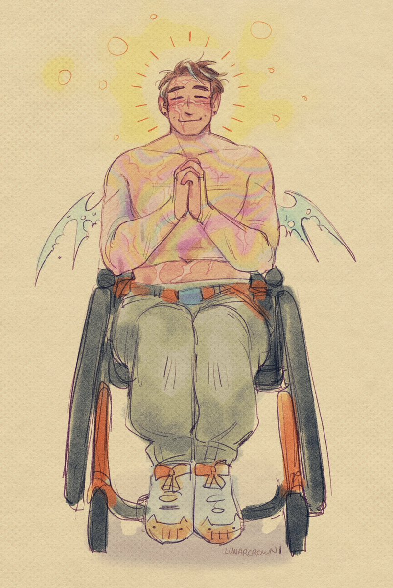 lunarcrownn's tweet photo. And post it note Prince from the charity stream! 💖 he’s so happy https://t.co/UeAz9K7Cew