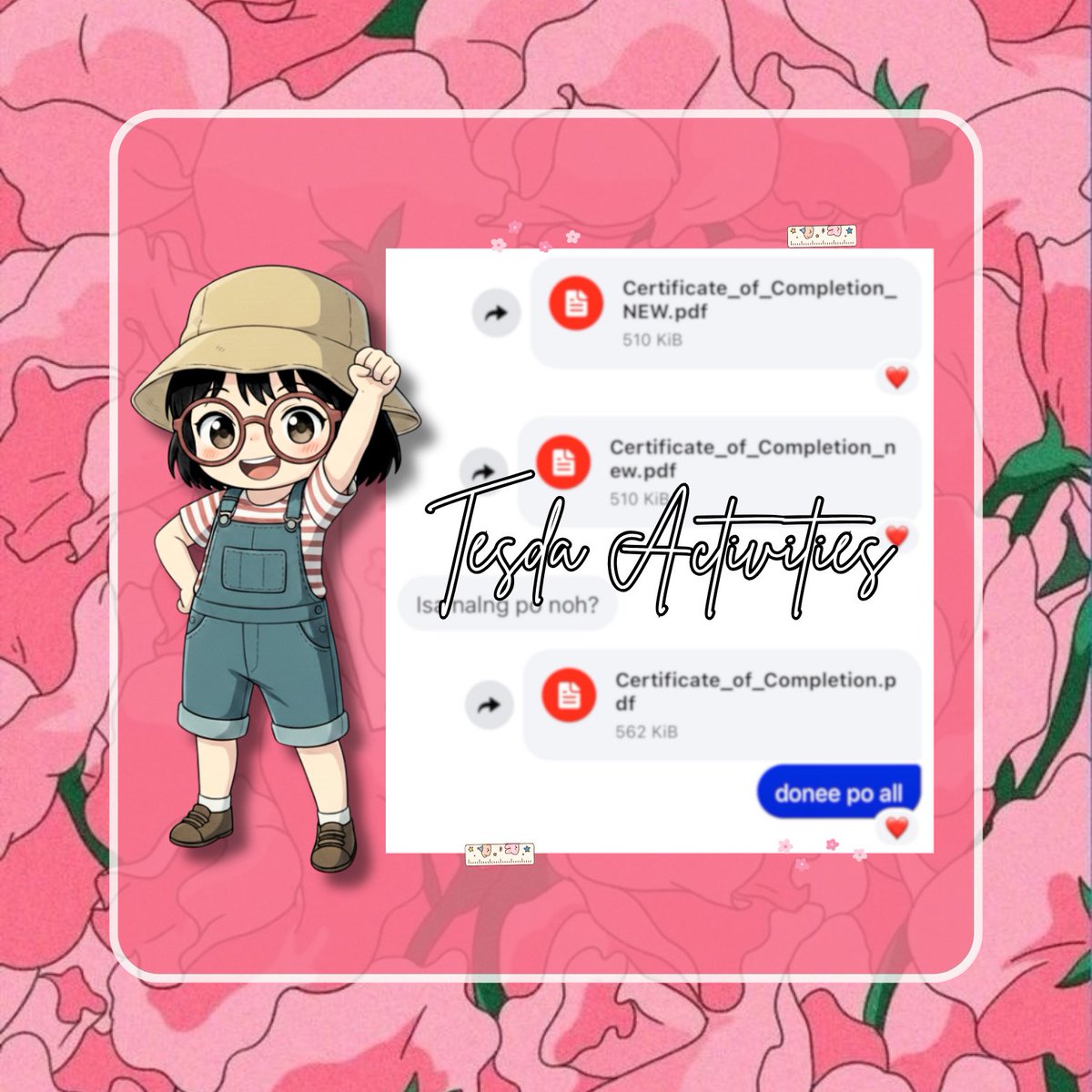 onlypixiexyii's tweet image. 🔖 TESDA ACTIVITIES 

three hundred hundred ninety-eighth academic commission completed.

the era of “accepting outputs first” is officially over. (≧◡≦)🎀

#pixreal