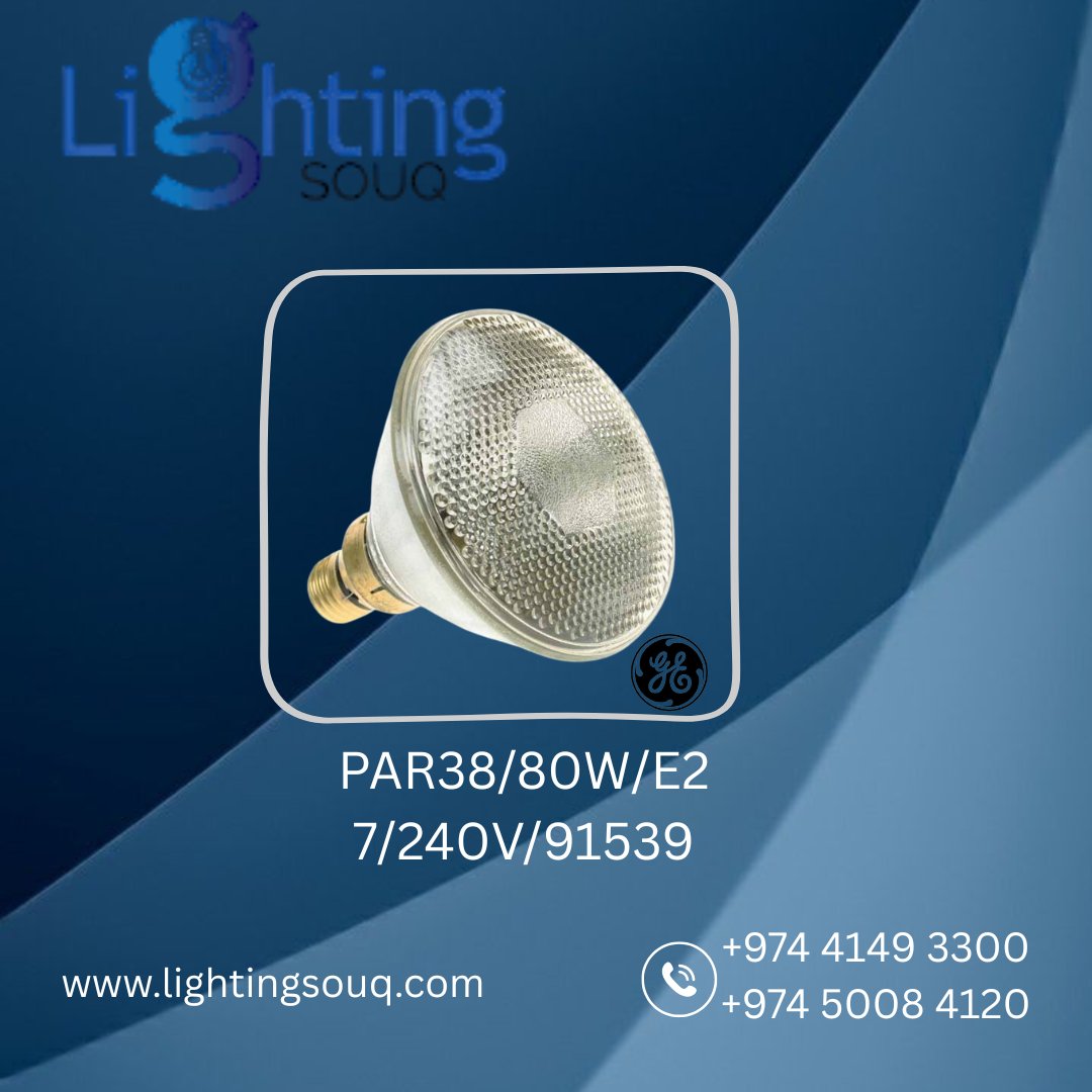 lightingsouq's tweet photo. Powerful illumination meets reliability 💡
PAR38 80W lamp delivers strong, focused lighting—ideal for outdoor and commercial use. Built for performance and durability with Lighting Souq.

#PAR38 #OutdoorLighting #CommercialLighting #BrightLight #LightingSouq #LEDUpgrade https://t.co/5IB3Dl2EQA