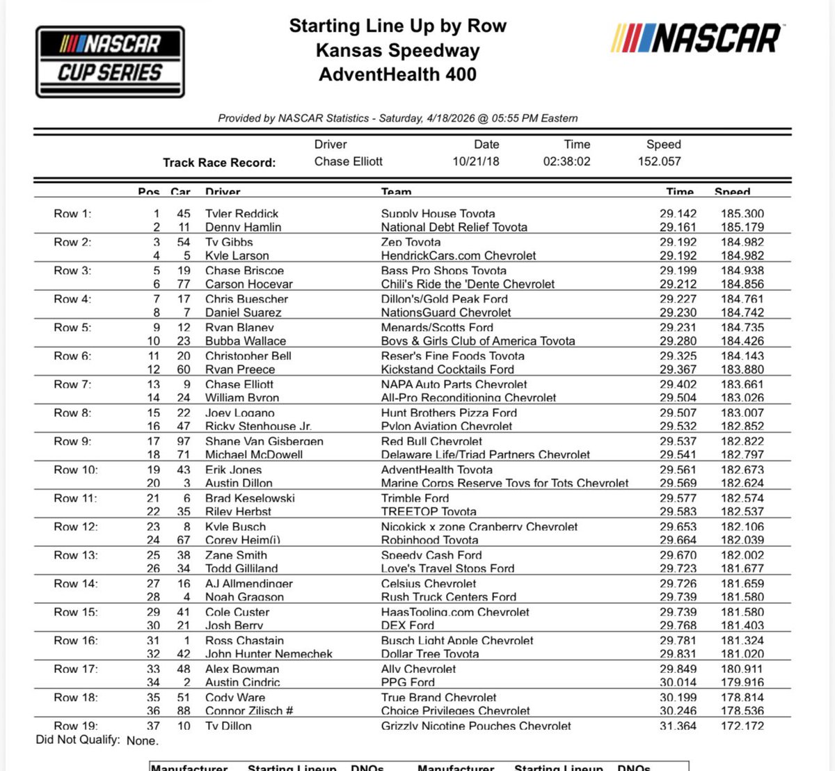 Bob Pockrass tweet media