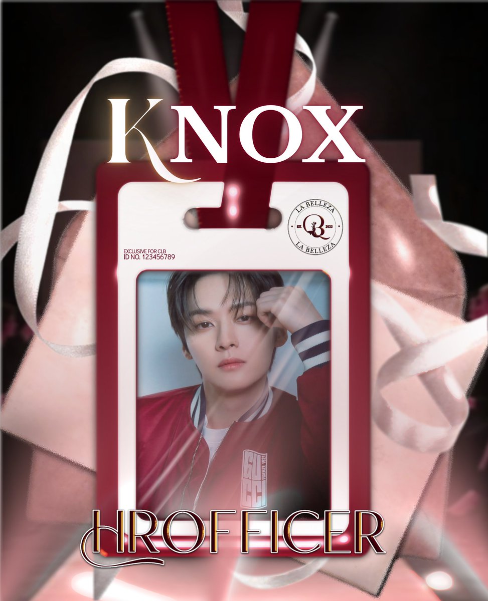 ㅤㅤㅤㅤㅤㅤㅤㅤㅤ
ㅤㅤㅤㅤㅤㅤㅤㅤㅤㅤㅤㅤ
ㅤㅤㅤㅤㅤ041926
ㅤㅤ🪡.⋆ KNOX, is now
ㅤㅤaffiliated with Casa La
ㅤㅤBELLEZA as the brand’s
ㅤㅤHUMAN RESOURCES OFFICER
ㅤㅤㅤㅤㅤㅤㅤ𓂅⋆𓍼 
ㅤㅤㅤㅤㅤㅤㅤㅤㅤ
ㅤㅤㅤㅤㅤㅤㅤㅤㅤ