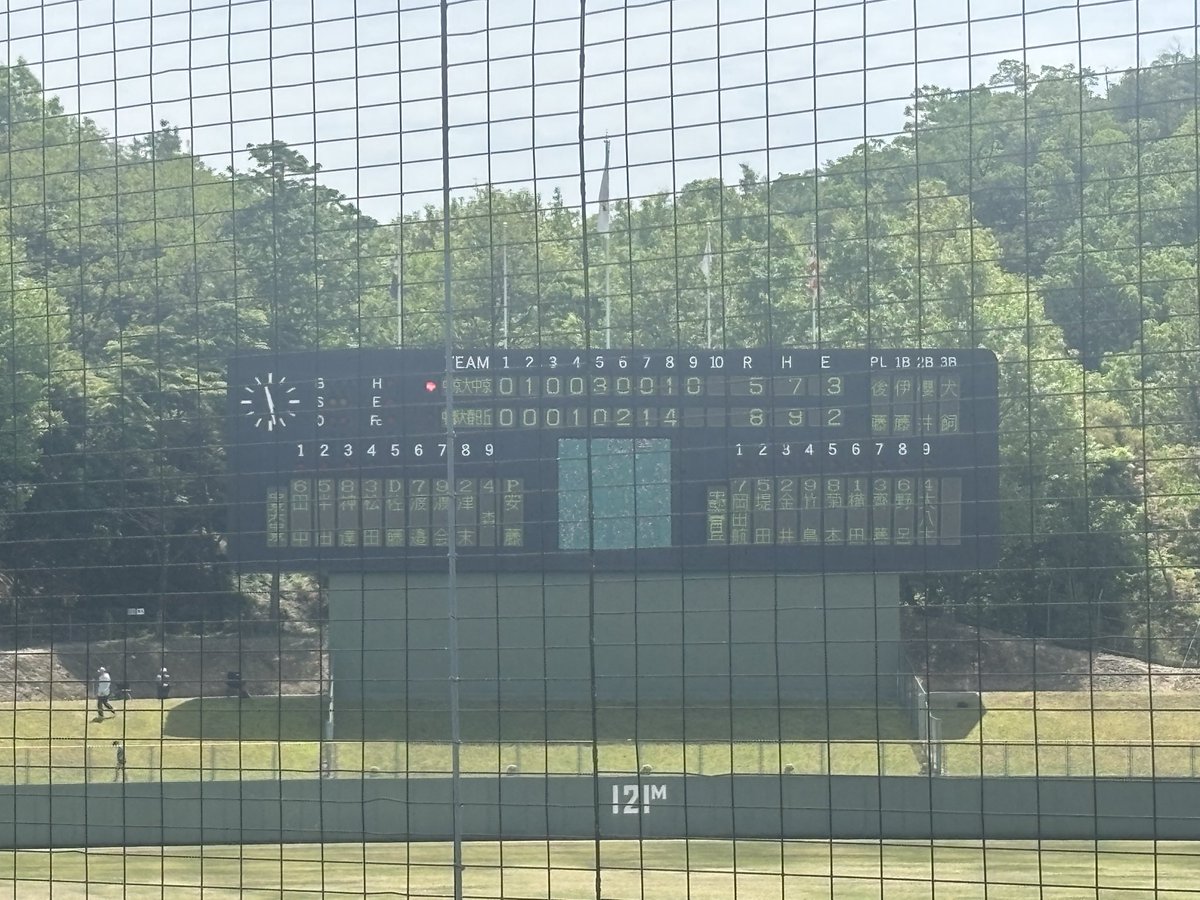 試合終了
中京大中京5-8中部大春日丘
中京大中京夏はノーシード。絶対大丈夫。夏這い上がって必ず甲子園に