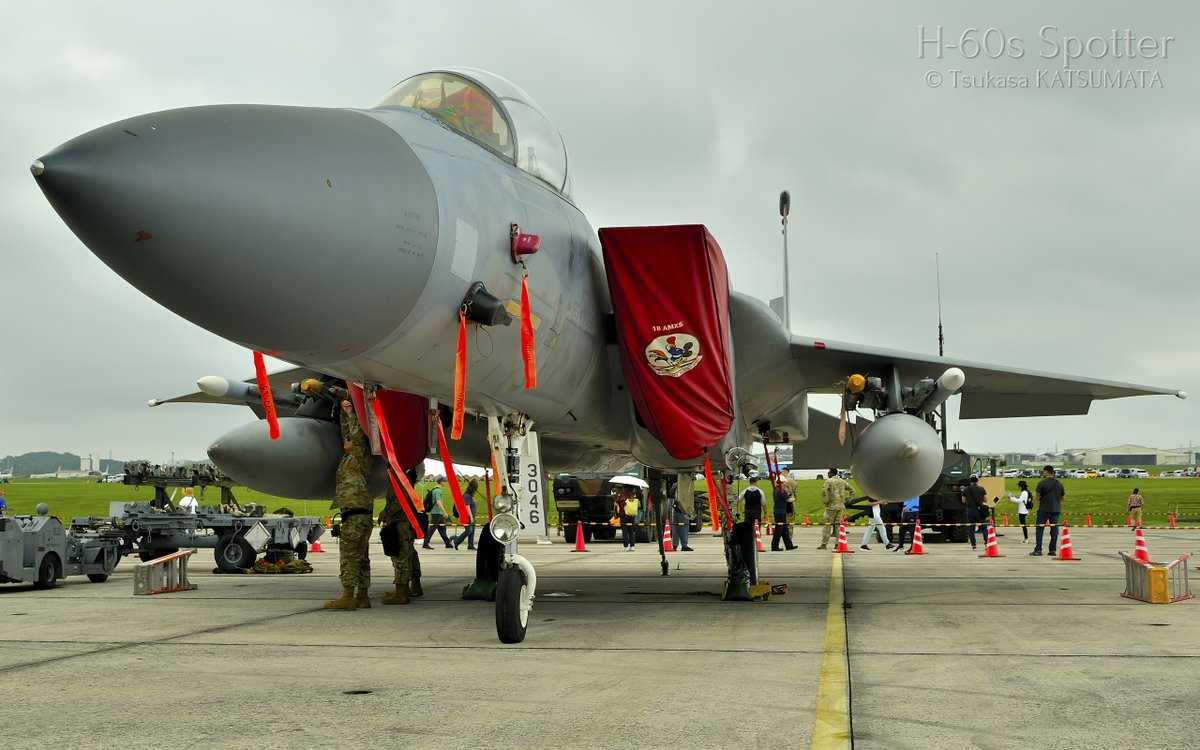 PHG_artworks's tweet photo. F-15D, USAF, 67th FS "Fighting Cocks"
Kadena America Fest 2026, Kadena AB, Japan, 11/Apr/26
#f15 #f15d #usaf #eagle #67fs #zz #kadenaab #kadenaamericafest2026 #aircraftspotter #avgeek #aviationphotography https://t.co/i0p4f2ON5N