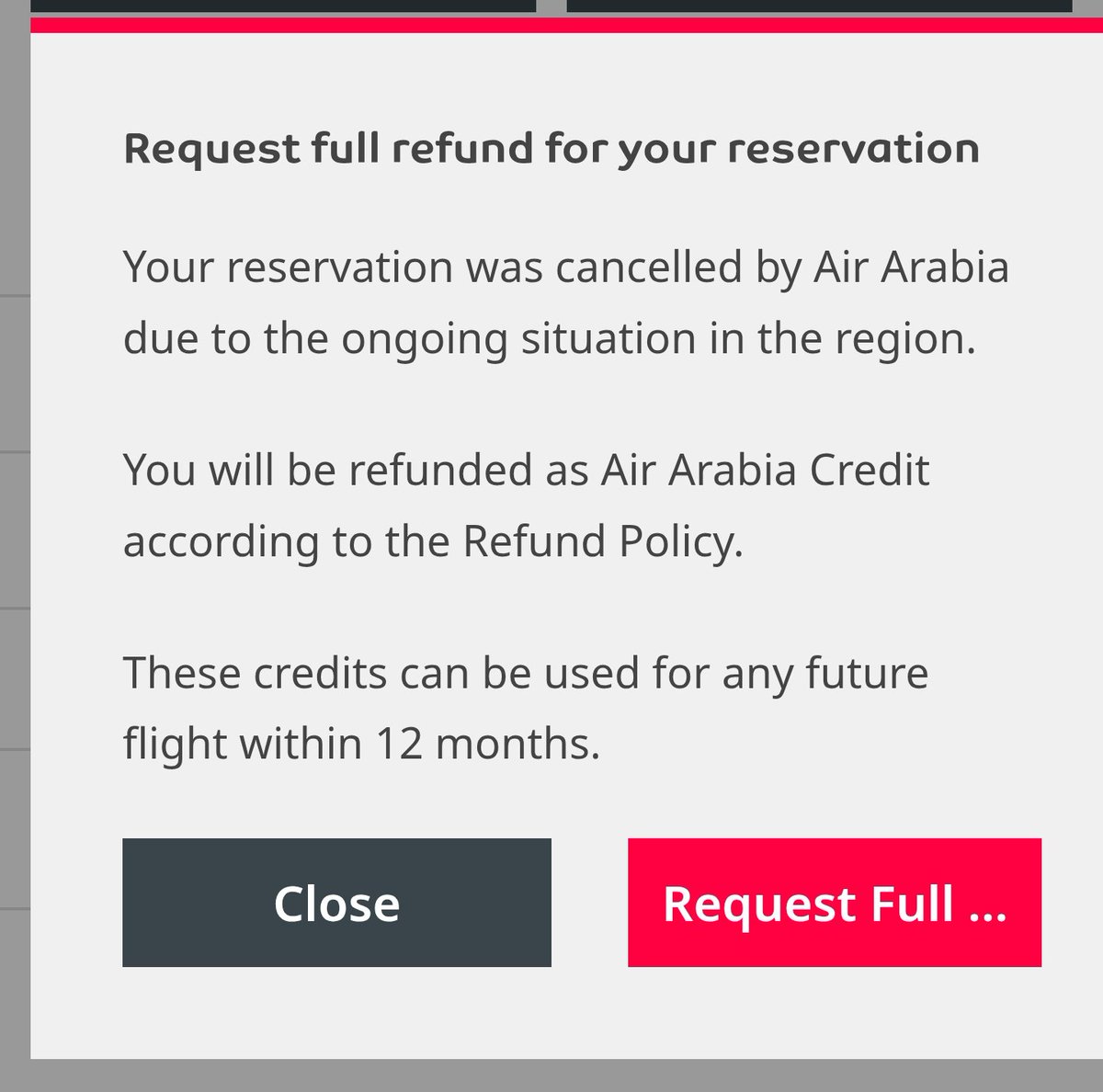 sudhirdvd's tweet photo. @goibibo @airarabia @GoibiboSupport G9794 Milan to Delhi (6 May) cancelled by airline. Booking ID-GOFLIGTAHW582531647, PNR-6V0F5X . I explicitly REFUSE airline credit and demand a full refund as per @DGCAIndia norms.Ur support lines r unreachable. Pls assist and process refund https://t.co/fSLEZr7FfQ