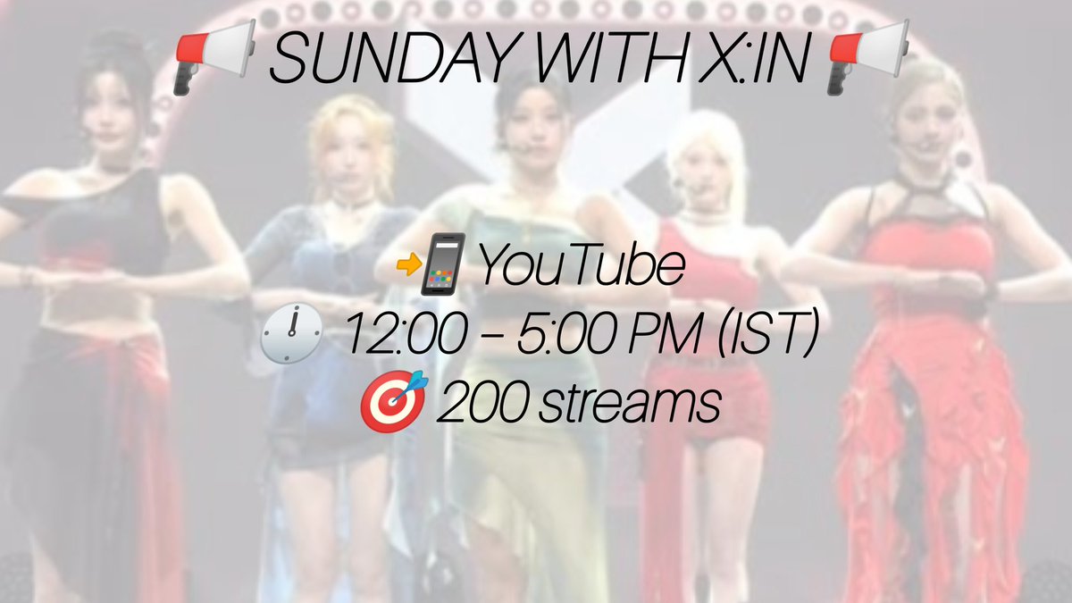 xinstream_'s tweet photo. [📢] 𝘚𝘶𝘯𝘥𝘢𝘺 𝘞𝘪𝘵𝘩 𝘟:𝘐𝘕 #2

As per, votes accumulated from Twitter and Telegram the winner song is "SABAHA".

🎯 200 streams
🔗:https://t.co/BRbNfxwea8

#XIN #SABAHA #DEFEND_MYSELF https://t.co/29fdWjwLtN