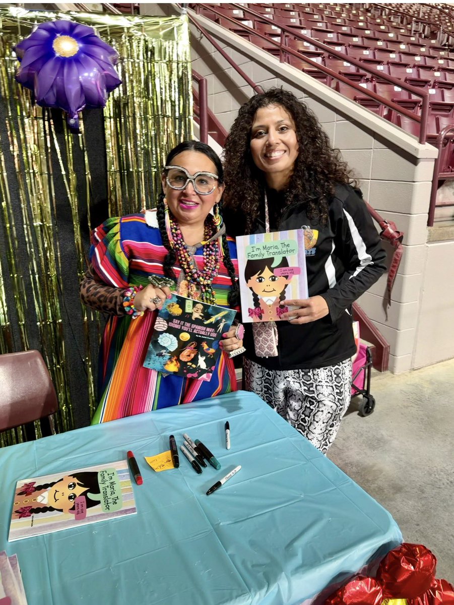 EliaMartinez02's tweet photo. #AldineImpact 📚✨ It was a pleasure to meet these incredible authors and hear their powerful stories of  @AngelaPhamKrans and @DrETontheBorder  two inspiring voices who reminded us that everyone has a story worth telling. @Aldine_BiL_ESL #SpringFestival @Impact_AISD https://t.co/xDqULRN0KB