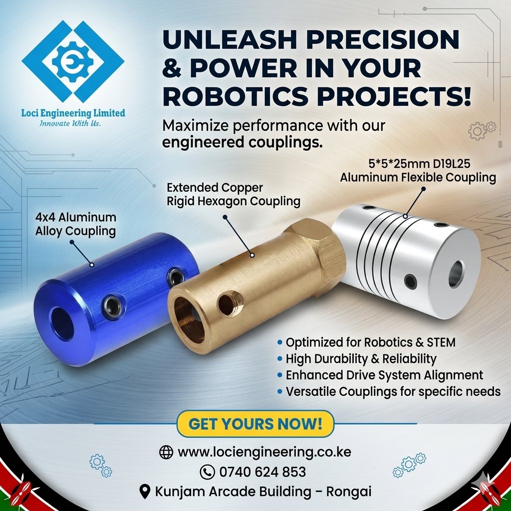 Mcalvinbrian's tweet image. ⚙️ Loose Connections? Not Anymore!

Get precision and stability with 4x4 Aluminum Alloy Coupling, Extended Copper Rigid Hexagon Coupling, and 5×5×25mm D19L25 Aluminum Flexible Coupling — built for smooth power transfer in motors, CNC, and robotics projects.
#Engineering #CNC