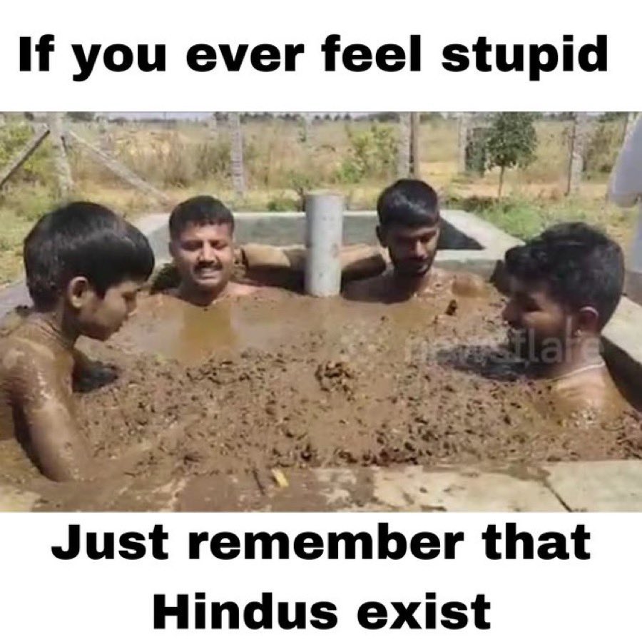 sb2089's tweet photo. @LatLongLogic @DrRamshaMir Cow shit eaters lol

Fckn disgusting most hideous ppl on earth, vile, disgusting, filth, walking shit bags, even stink of shit, 

Fckn degenerate ppl, india is the shithole of the world 

No wonder all ur population wants to leave, 35 million abroad, no one wants to go back lol https://t.co/rmAawud3gk
