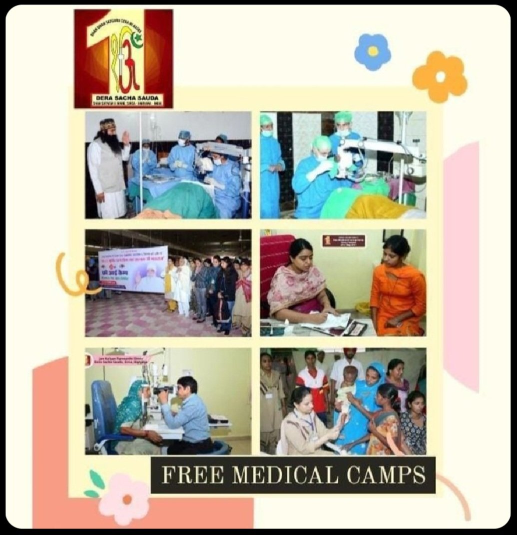 Many people are not aware of heart disease, so today the #FreeMedicalCamp for heart disease screening and prevention is a real deal, the purpose of which was to make people aware of heart disease.This information is only available under the guidance of Saint Gurmeet Ram Rahim Ji.