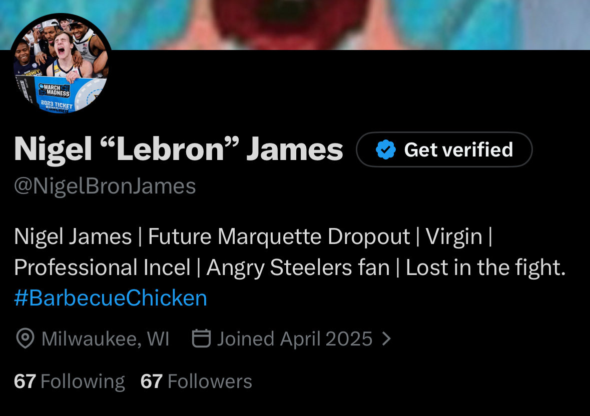 Nigel “Lebron” James tweet media