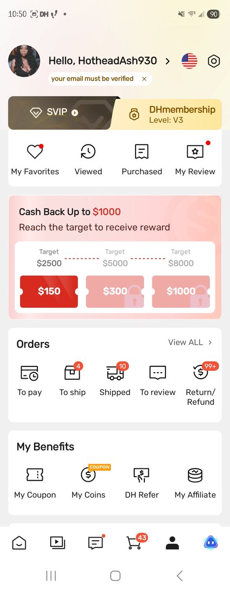 HoltheadAsh's tweet photo. @tenbypowell @DianeWangDHgate I am a level 3 almost a level 4 with almost 200 reports of refund and frauds cases with ghost tracking and blatant theft from your sellers and I document everything https://t.co/DRIcdqlx7J