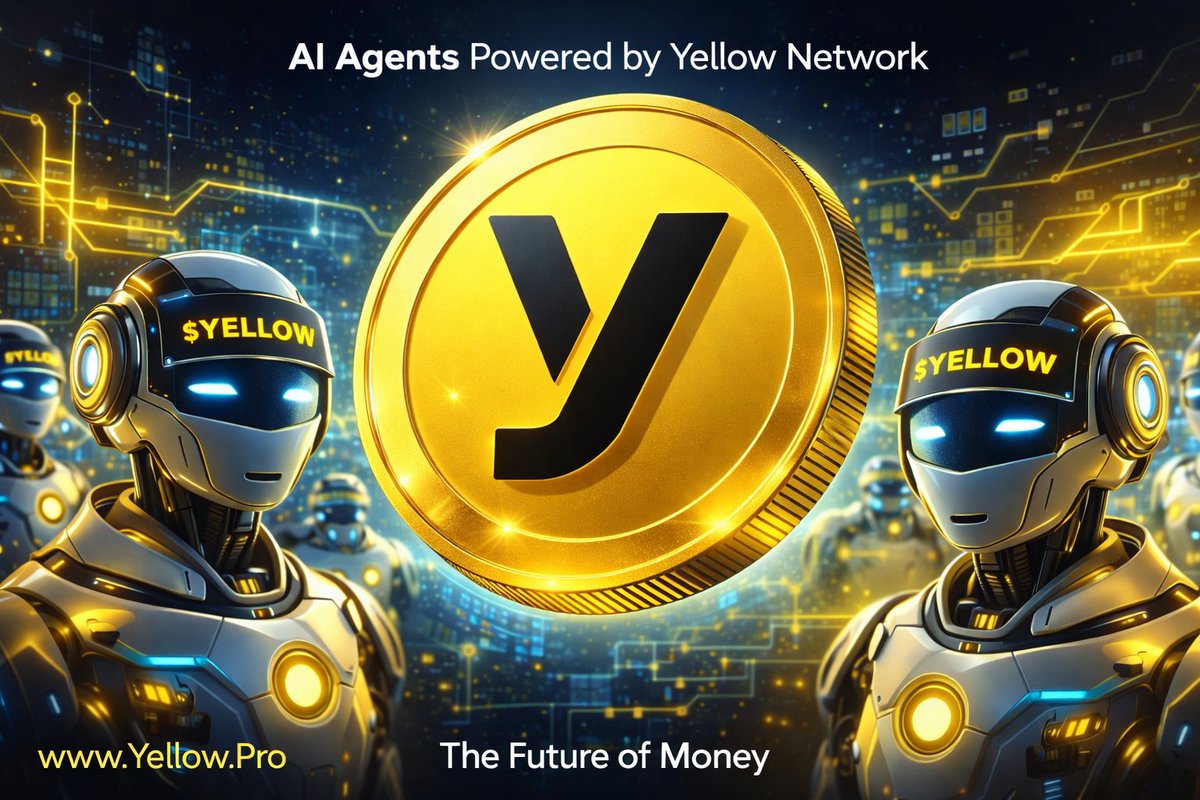 $YELLOW is Building the "Rails" for AI Agents ✅️

Yellow Network is positioning itself as the foundational infrastructure; the "rails" for this new economy. While traditional blockchains often struggle with the speed and semantic requirements of A.I.  Yellow uses state-channel