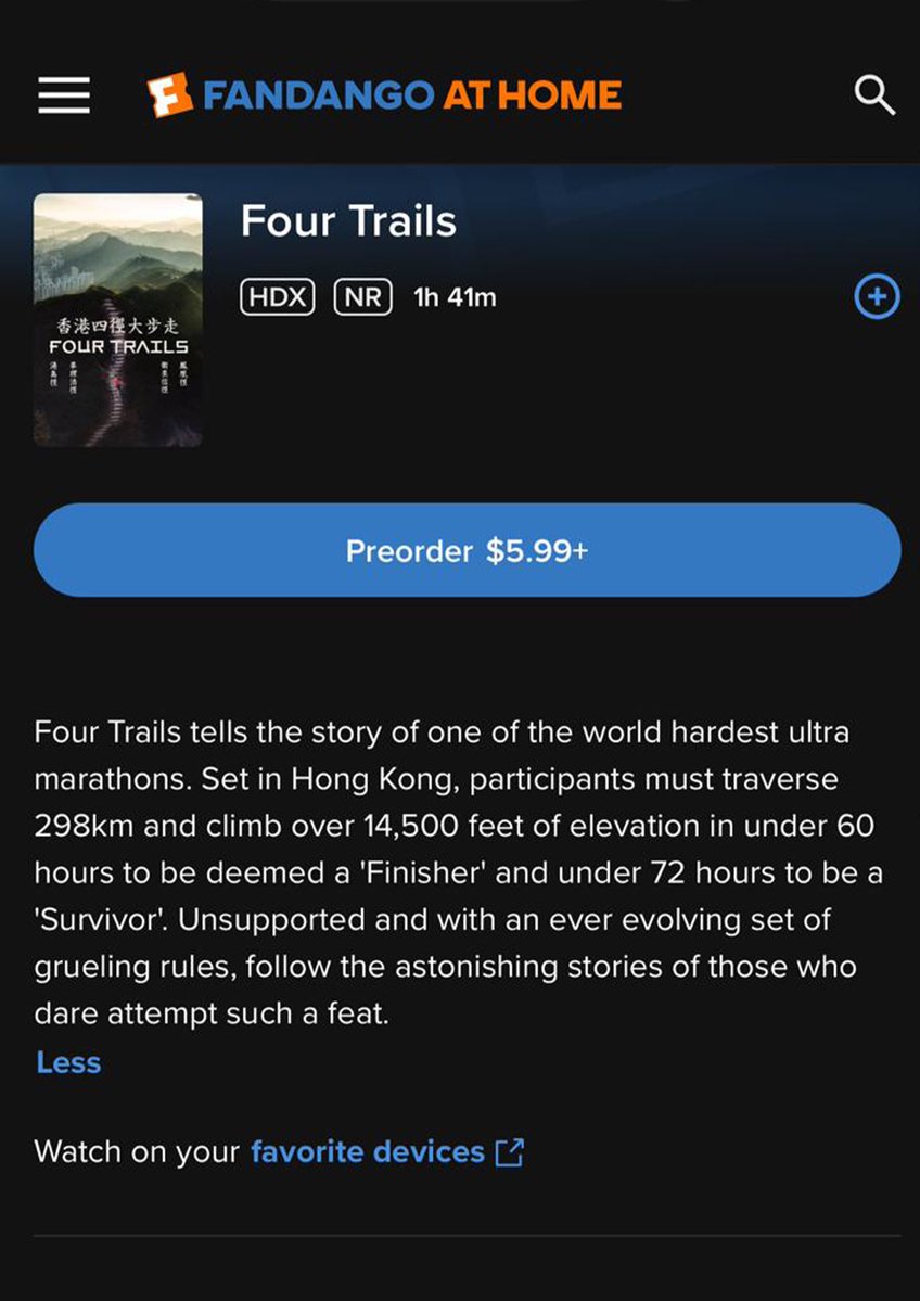 HK4TUC's tweet image. 🎬 Exciting Announcement today as the film “Four Trails" is making its way to North America on May 1st! 

🎥 Pre-orders start TODAY for online streaming! athome.fandango.com/content/browse…  

#FourTrailsFilm #ComingSoon #PreOrderNow #HK4TUC #香港四徑大步走 

Lost Atlas