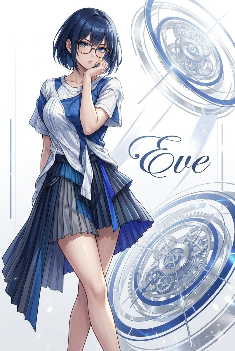 おはようございます☀️ 普段はクールやボーイッシュなスタイルで登場している師匠イヴも、たまには可愛い衣装を着たい Tシャツ系＋プリーツスカート ...