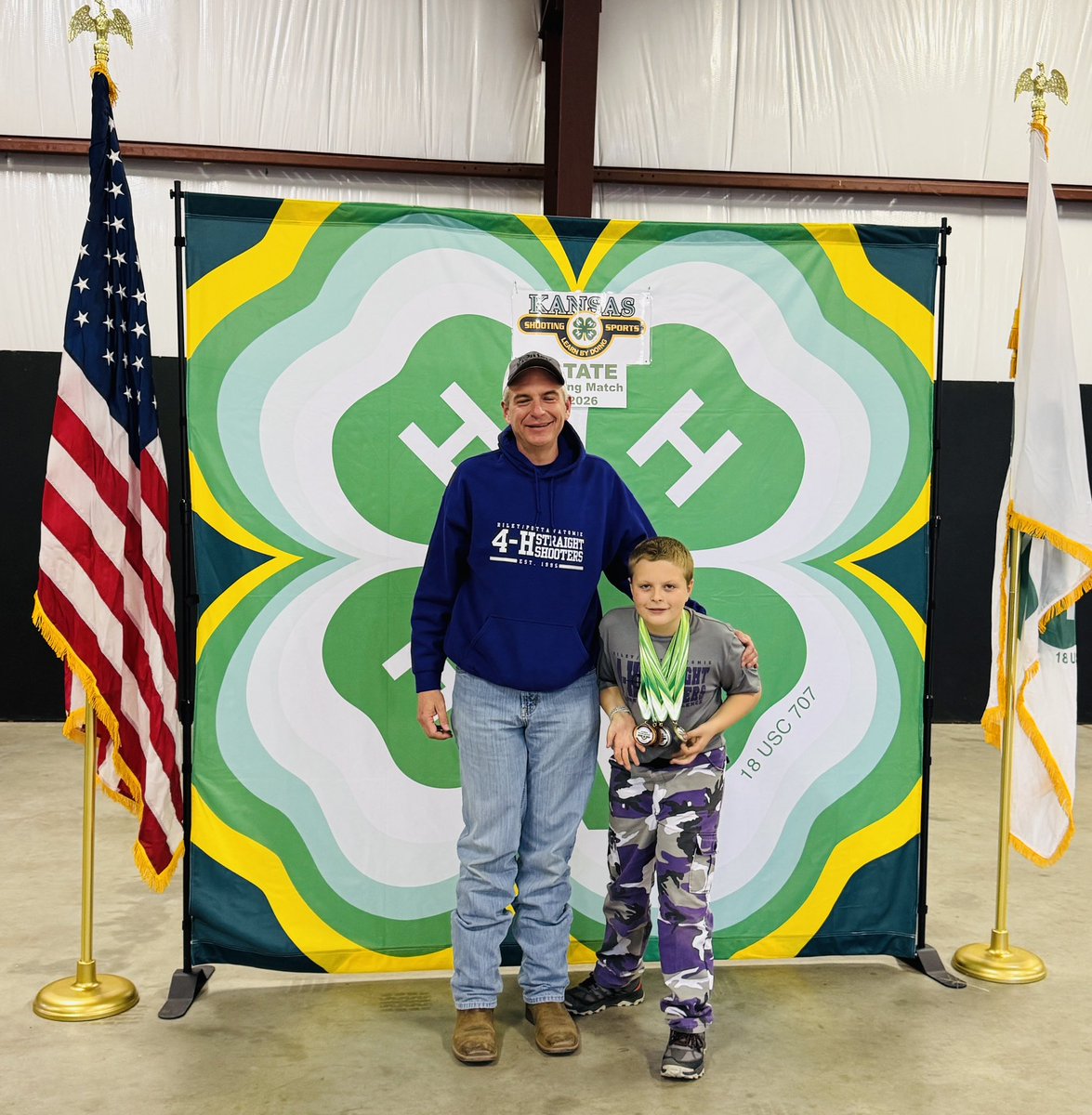 JoshDRoe's tweet photo. Great day on the range at the Kansas 4H Shooting Sports BB, Air Rifle and Pistol State Match. Riley/Pott took 2nd in BB and Will won the Junior Division. Super proud of these kids. Look for a club in your area if you have 8-16 year olds, great life lessons! https://t.co/UwB42NxNFh