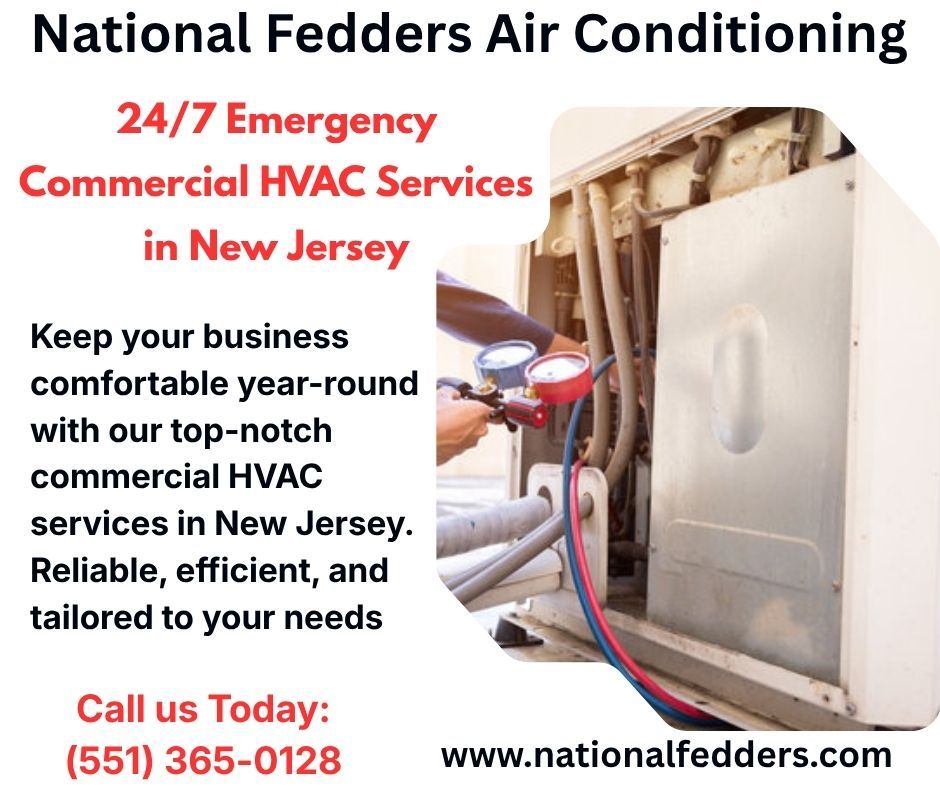 air_fedders's tweet photo. Keep your business comfortable year-round with our top-notch commercial HVAC services in New Jersey. Reliable, efficient, and tailored to your needs. Call us: (551) 365-0128 or visit: https://t.co/p5DHNJGByG
#CommercialHVACNYC #BusinessComfort #NYCHVACExperts #ClimateControlNYC https://t.co/EThO5akKg8