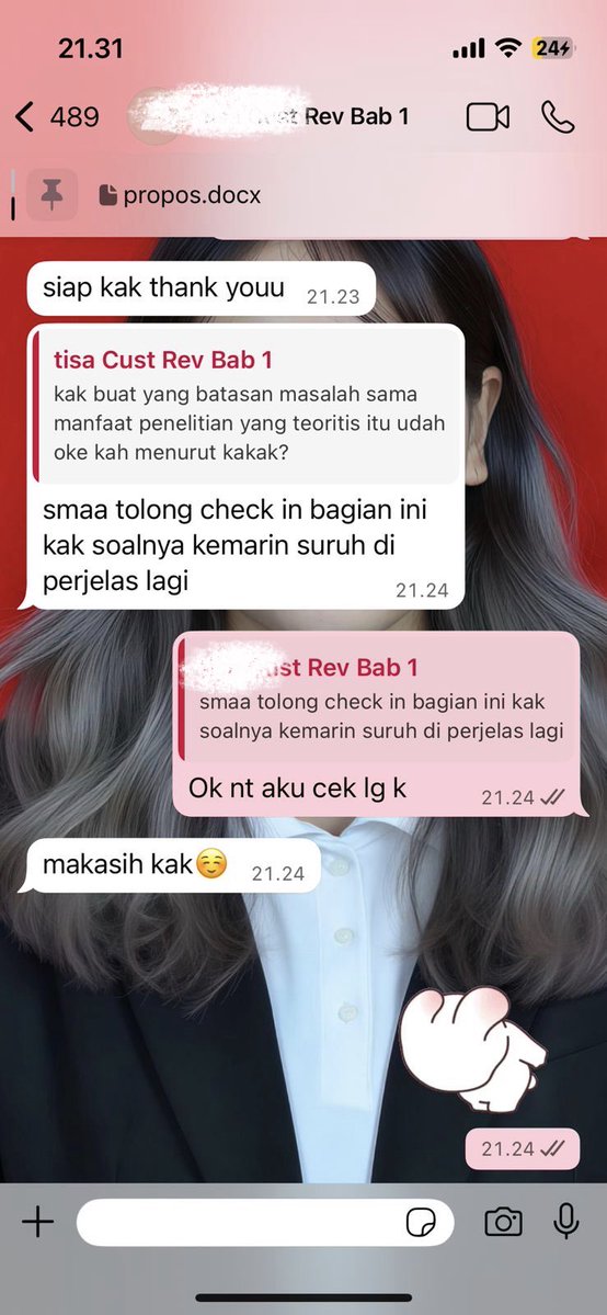 Teman2 yg mau revisi skripsi bab 1 bisa konsultasi dengan admin R yaaaww wa.me/6281237459803👌🏼 
Real testi.. #zonauang #jokiskripsi