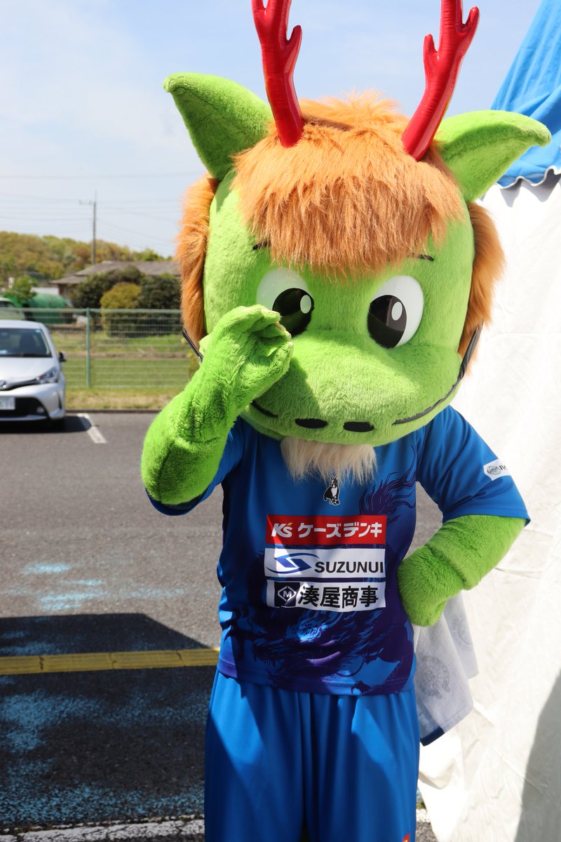 ☀暑いので🥤水分補強してね！ホーリーくんより。

#ホーリーくん
#水戸ホーリーホック